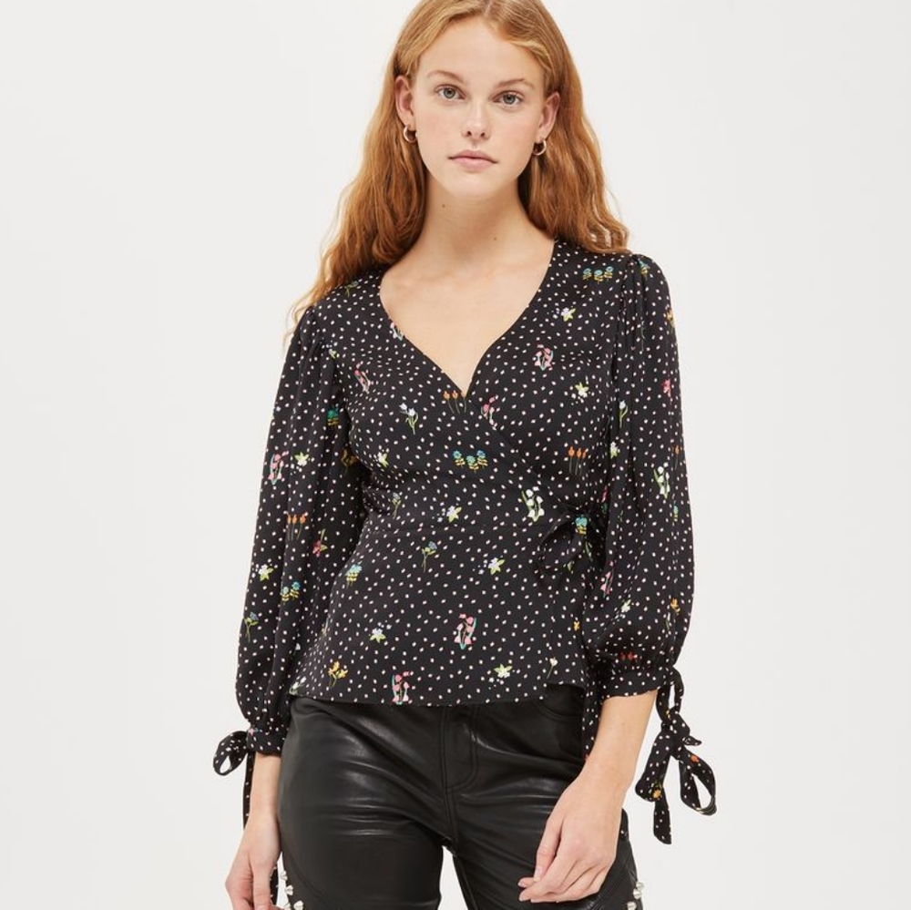 Topshop satin top